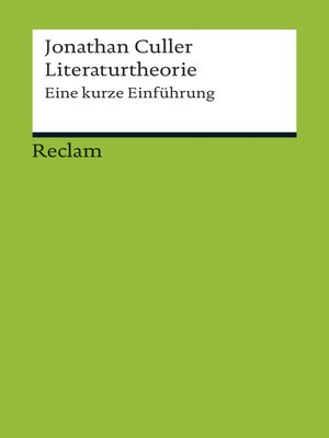 cover image of Literaturtheorie